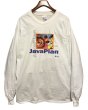 画像1: デッドストック【90's】【ビンテージ】【Hanes】ヘインズ【JAVAPLAN】白【ロンT】【サイズXL】  (1)