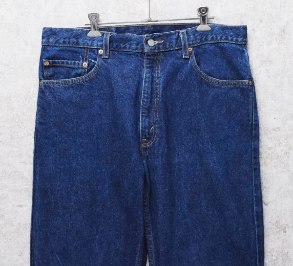 画像3: グアテマラ製【ビンテージ】【LEVI'S】【リーバイス５０５】505【濃紺】【デニムパンツ】【35×32】  (3)