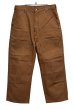 画像1: 【カーハート】【carhartt】ブラウン ダック地 ダブルニー【ペインターパンツ】【33×30】  (1)