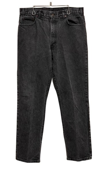 画像1: ~90's USA製【ビンテージ】【ギャップ】【GAP】【黒】先染め【ブラックデニム】デニムパンツ【36×30】  (1)
