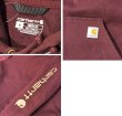 画像2: ビンテージ【carhartt】【カーハート】【RELAXED FIT】エンジ 袖プリント【パーカー】【サイズM】  (2)