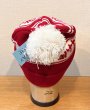 画像6: 【ビンテージ】【carhartt】【カーハート】【赤×白】【ロゴ入り】 【ニットキャップ】ポンポン付き 【ニット帽】   (6)
