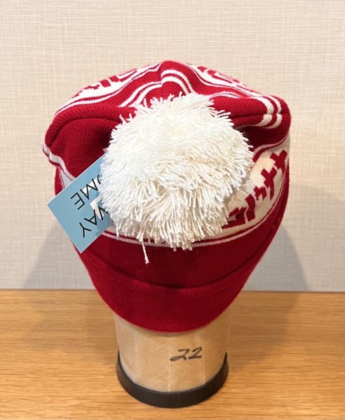 画像6: 【ビンテージ】【carhartt】【カーハート】【赤×白】【ロゴ入り】 【ニットキャップ】ポンポン付き 【ニット帽】   (6)