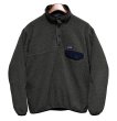 画像1: ビンテージ【パタゴニア】patagonia【チャコール】 シンチラ スナップT フリース プルオーバー 【サイズS】  (1)
