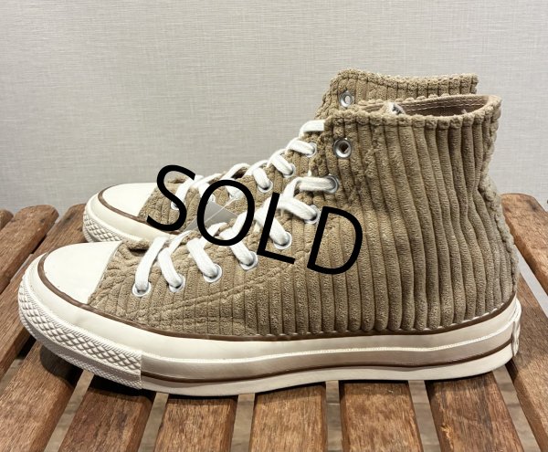 画像5: 【コンバース】CONVERSE【ALL STAR 】チャックテイラー CT70【ライトブラウン】コーデュロイ【ハイカット】【サイズ7(25.5ｃｍ)】  (5)