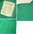画像2: 70's【米軍実物】【ビンテージ】【U.S.NAVY】【緑】【ステンシル入り】【デッキクルーシャツ】【サイズL】  (2)