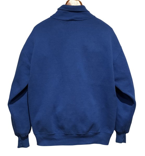 画像3: 90's【USA製】【RUSSELL】ラッセル 【ビンテージ】青【無地】【タートルネックスウェット】【サイズXXL】  (3)