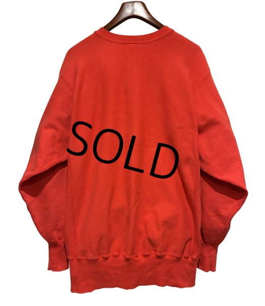 画像3: 90's【USA製】ビンテージ【champion】【チャンピオン】【リバースウィーブ】【赤ピンク】【無地】【スウェット】【サイズXXL】  (3)