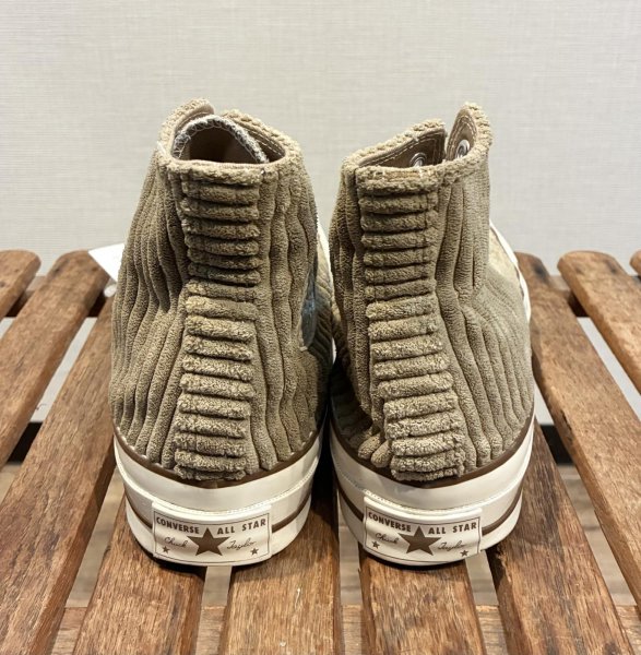 画像4: 【コンバース】CONVERSE【ALL STAR 】チャックテイラー CT70【ライトブラウン】コーデュロイ【ハイカット】【サイズ7(25.5ｃｍ)】  (4)