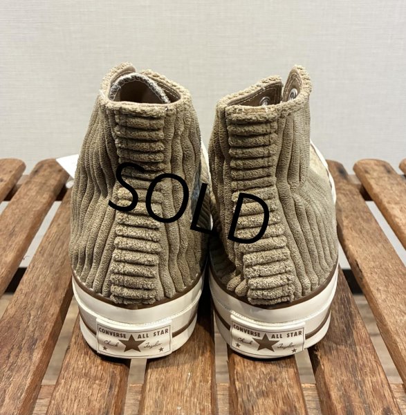 画像4: 【コンバース】CONVERSE【ALL STAR 】チャックテイラー CT70【ライトブラウン】コーデュロイ【ハイカット】【サイズ7(25.5ｃｍ)】  (4)