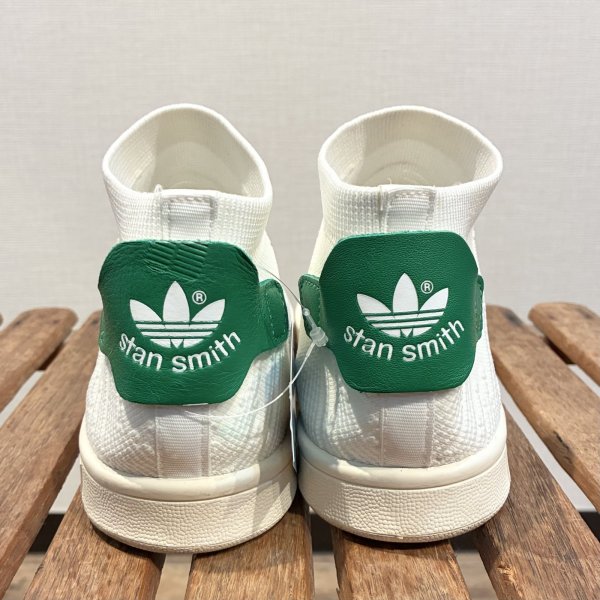画像4: アディダス【ADIDAS】スタンスミス SOCK PK【白ｘ緑】スニーカー【サイズ25ｃｍ】  (4)