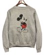 画像1: 80's〜【USA製】【ビンテージ】ウォルトディズニー【ミッキーマウス】グレー【スウェット】【サイズXL】  (1)