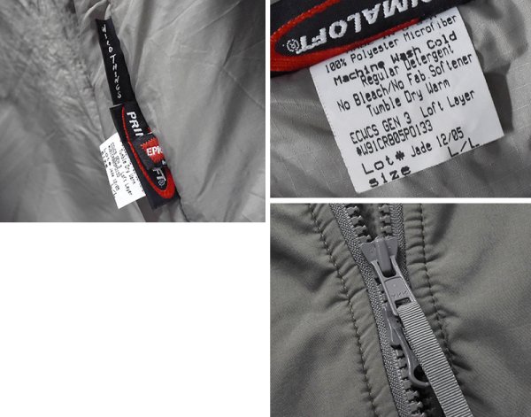 画像2: 程度良好!!【米軍実物】ワイルドシングス製【ECWCS】【GEN3】プロトタイプ【初期型】【レベル7】【プリマロフトジャケット】【L-long】  (2)