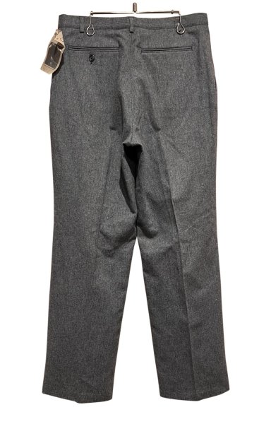 画像3: デッドストック【USA製】【ビンテージ】【GALLERY】【グレー】ウール混紡【スラックス】【31×32】  (3)