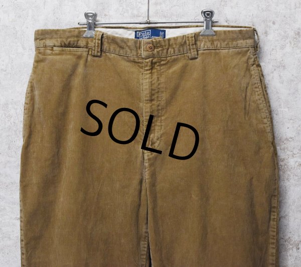 画像3: ビンテージ【ラルフローレン】POLO RALPH LAUREN【ライトブラウン】【フィリップパンツ】【コーデュロイパンツ】【36×29】  (3)