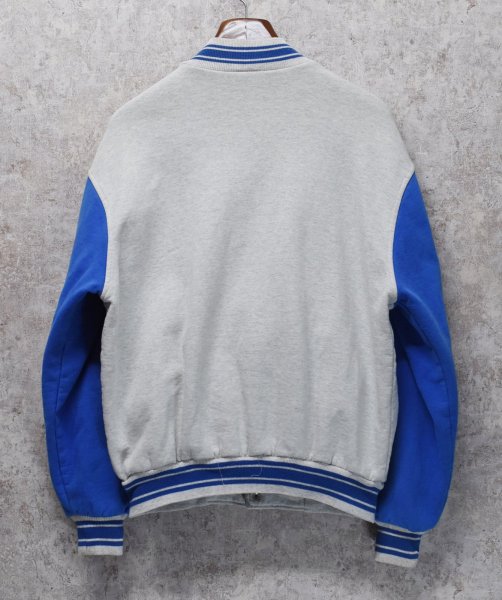 画像3: 【ビンテージ】FRUIT OF THE LOOM【フルーツオブザルーム】【グレー×水色】【スウェットスタジャン】【サイズXL】  (3)