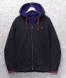 画像1: 【ラルフローレン】【POLO ralph lauren】【黒×裏青ボア】フルジップ【ボア付き】【パーカー】【サイズＸＬ】  (1)