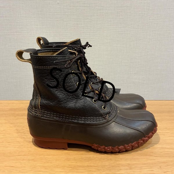 画像3: 【USA製】【L.L.bean】ラバーモカシン ブラウンｘ黒【ビーンブーツ】【サイズ 10M】【２８cm程度】  (3)