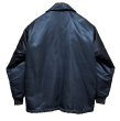 画像4: 程度良好!! 90’s【ビンテージ】Gorga Athletic【ゴルガ アスレティック】紺×裏地ボア【サテンジャケット】【サイズＬ程度】  (4)