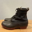 画像5: 【USA製】【L.L.bean】ラバーモカシン ブラウンｘ黒【ビーンブーツ】【サイズ 10M】【２８cm程度】  (5)