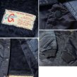 画像2: 程度良好!! 90’s【ビンテージ】Gorga Athletic【ゴルガ アスレティック】紺×裏地ボア【サテンジャケット】【サイズＬ程度】  (2)