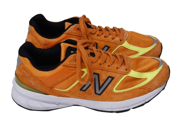 画像4: 程度良好!! USA製【ニューバランス】new balance【990】【V5】OH5 オレンジ スニーカー【サイズ２8ｃｍ】  (4)