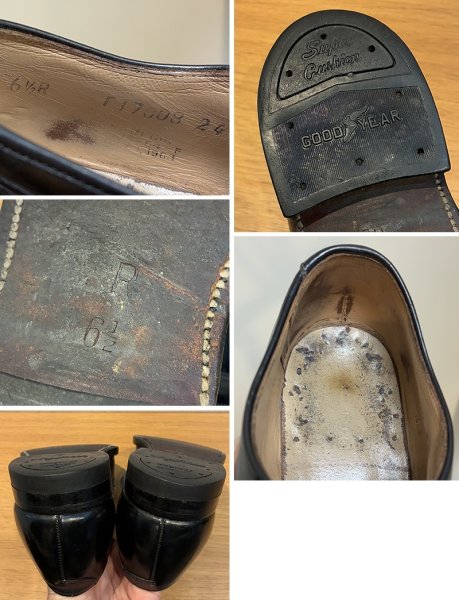 画像2: 60's【ビンテージ】【米軍実物】【U.S.NAVY】【サービスシューズ】【6 1/2 R】【24.5cm程度】  (2)