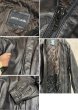 画像2: 【ビンテージ】【pierre cardin】ピエールカルダン 比翼仕立て キルティング裏地【黒】【レザージャケット】【サイズＸＬ】  (2)