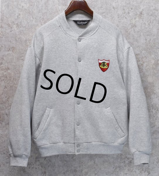 画像2: 【90’s】【USA製】【ビンテージ】【SPORTSMASTER】スポーツマスター【グレー】企業ロゴ【スウェットカーディガン】【サイズXL】  (2)