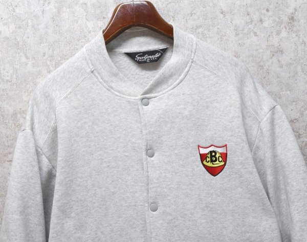 画像1: 【90’s】【USA製】【ビンテージ】【SPORTSMASTER】スポーツマスター【グレー】企業ロゴ【スウェットカーディガン】【サイズXL】  (1)