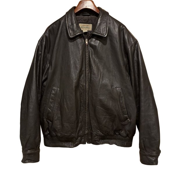 画像1: 90’ｓ【ビンテージ】【セントジョーンズベイ】ST JOHN'S BAY【ブラウン】キルティング裏地付き【レザージャケット】【サイズXL】  (1)