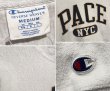 画像2: 【ビンテージ】【チャンピオン】【champion】【リバースウィーブ】PACE NYC 起毛地 白【スウェット】【サイズM】  (2)