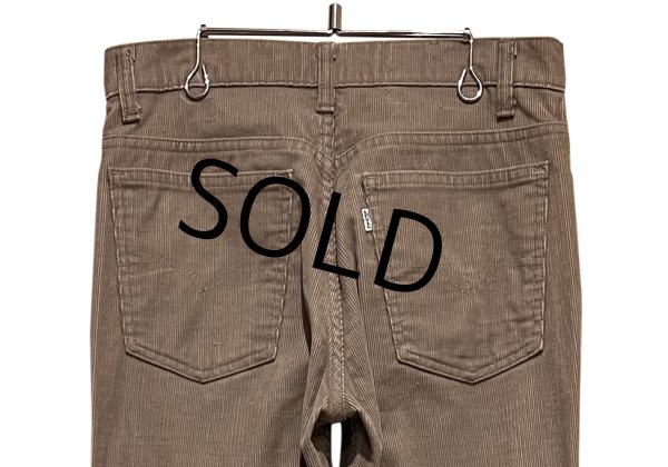 画像4: 80's【ビンテージ】【USA製】LEVI'S【リーバイス】【５１７】ブーツカット ライトブラウン【コーデュロイパンツ】【517】【32x34】  (4)