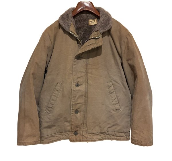 画像1: 70's【ビンテージ】【N-1】民間モデル【デッキジャケット】【サイズL程度】  (1)