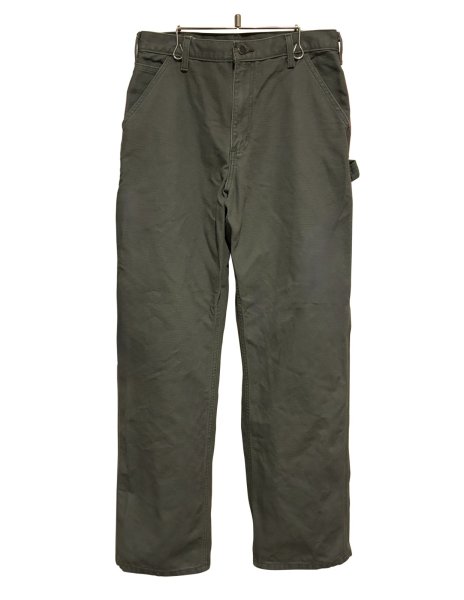 画像1: 【ビンテージ】【カーハート】【carhartt】モスグリーン【コットン】【ペインターパンツ】【32ｘ32】  (1)