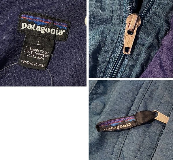 画像2: 甲斐さん取り寄せ!! 90's ビンテージ【パタゴニア】patagonia 【雪無しタグ】紺【ニューマティックジャケット】【サイズL】  (2)