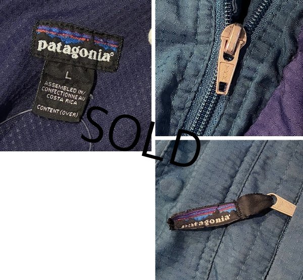 画像2: 90's ビンテージ【パタゴニア】patagonia 【雪無しタグ】紺【ニューマティックジャケット】【サイズL】  (2)