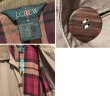 画像2: 90's ビンテージ オールド【J-crew】ジェイクルー【ブラウン×裏地チェック】襟コーデュロイ【コットンジャケット】ハンティングジャケット【サイズM】  (2)