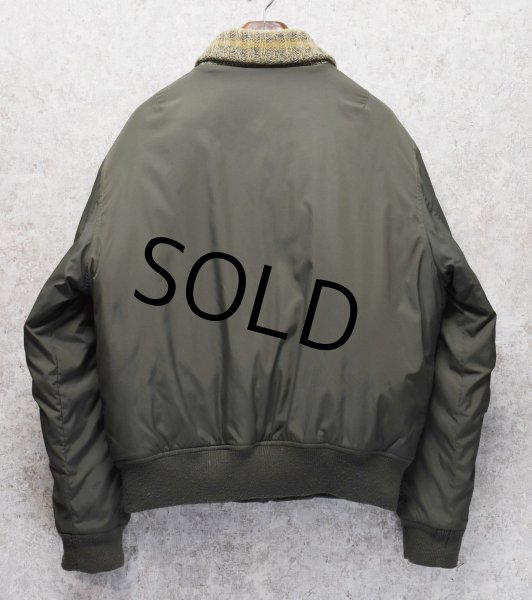 画像4: 【Tommy Jeans】トミージーンズ【トミーヒルフィガー】首リブニット【中綿入り】【MA-1タイプブルゾン】【サイズXL】  (4)