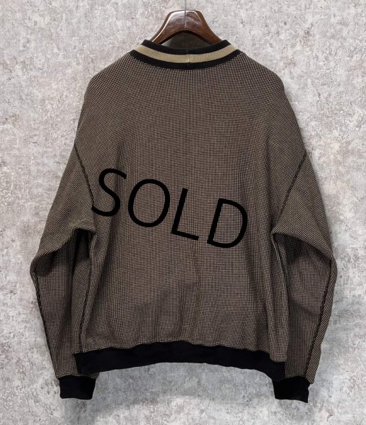 画像4: 【USA製】ビンテージ【ランズエンド】【LANDS' END】ブラウン×ベージュ【モックネックスウェット】レディース【サイズW-XL】  (4)