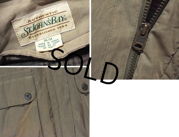 画像2: 90’ｓ【ビンテージ】【セントジョーンズベイ】ST JOHN'S BAY ライナー付き 【中綿入りジャケット】【サイズM】  (2)