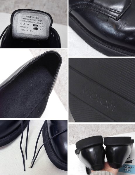 画像2: USA製【Thorogood】【ソログッド】【黒】【ポストマンシューズ】USPS【10 1/2 D】【28.5cm程度】  (2)