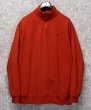 画像1: 【ラルフローレン】POLO RALPH LAUREN【赤】裏起毛【ハーフジップ】【スウェット】【サイズL】  (1)