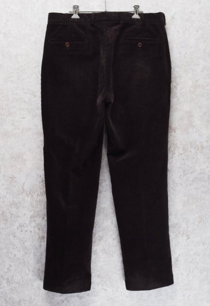 画像5: ビンテージ【ブルックスブラザーズ】brooksbrothers【ダークブラウン】【コーデュロイパンツ】コーデュロイスラックス【35X30】  (5)