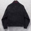 画像3: 90’s【USA製】ビンテージ【LEVI'S】【リーバイス】【70417-9416】【裏地赤チェック】ブラック 黒【デニムジャケット】【サイズＭ】  (3)