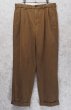 画像4: 【ブルックスブラザーズ】brooksbrothers【ライトブラウン】【２タック】【コットンスラックス】コットンパンツ【34X30】  (4)