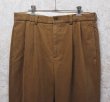 画像1: 【ブルックスブラザーズ】brooksbrothers【ライトブラウン】【２タック】【コットンスラックス】コットンパンツ【34X30】  (1)