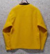 画像3: 90's~ ビンテージ【オールドギャップ】【GAP】黄色【Vネック】無地【フリース】【プルオーバー】【サイズL】  (3)