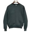 画像1: 90'ｓ【USA製】【RUSSELL】ラッセル 【ビンテージ】モスグリーン【無地】【クルーネック】前V スウェット【サイズM】  (1)