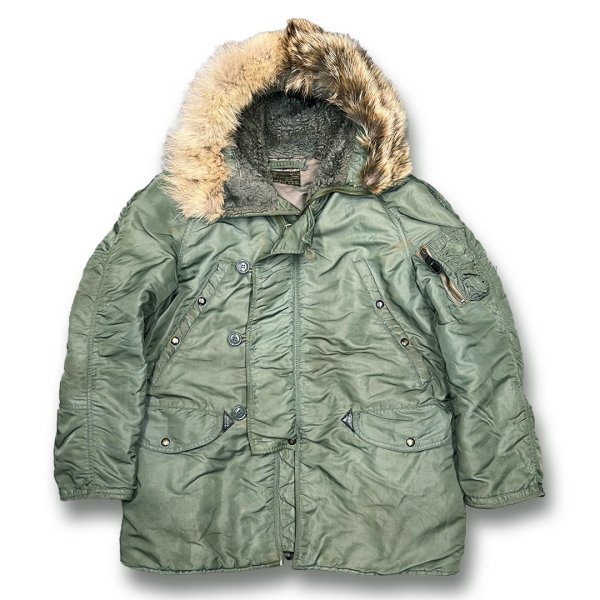 画像1: 50's【ビンテージ】米軍実物【USAF】アルファ製 エアフォースマーク【N-3B】【6279D】リフレクター付き【フライトジャケット】【サイズS】  (1)